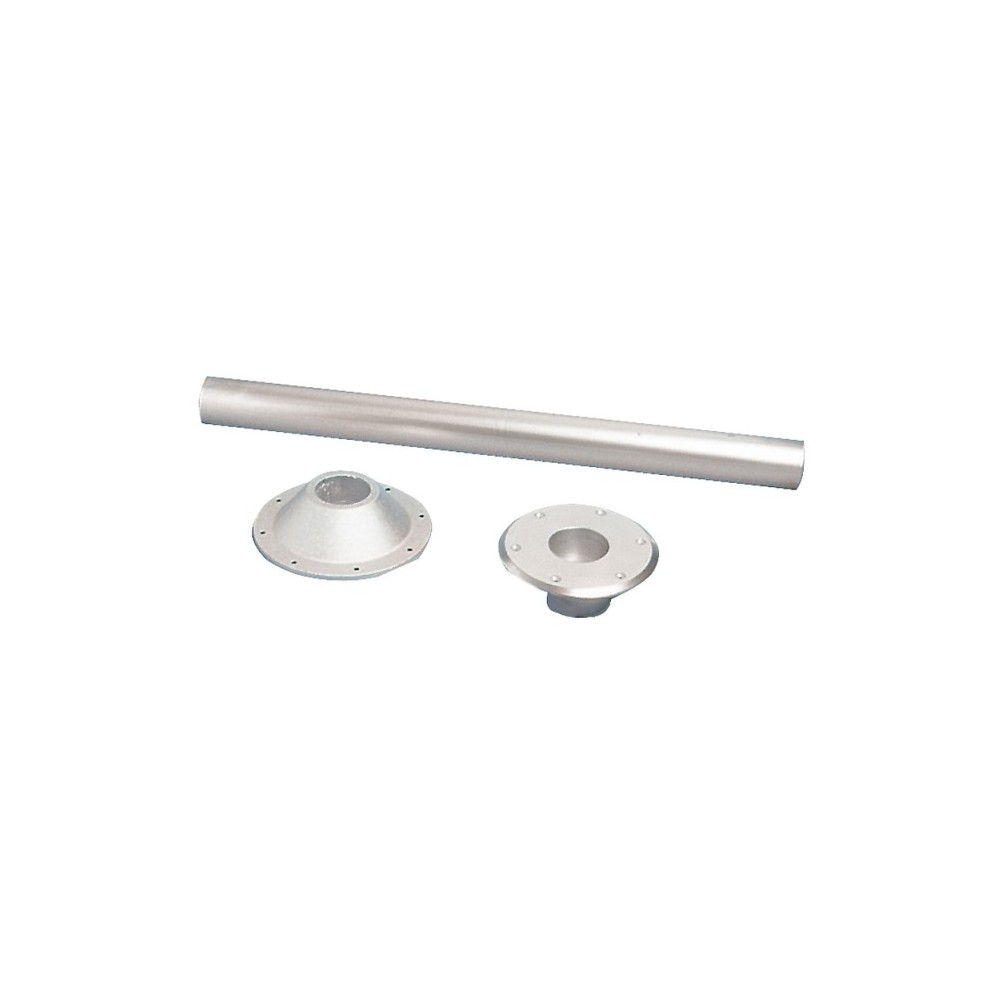 Pied de table aluminium anodisé Modèle lourd 70 cm