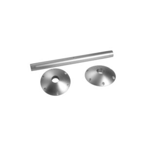 Pied de table aluminium avec base externe