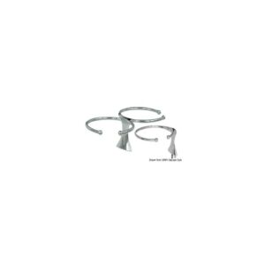 Porte-verre N. 2 verres AISI 316 vis sans tête