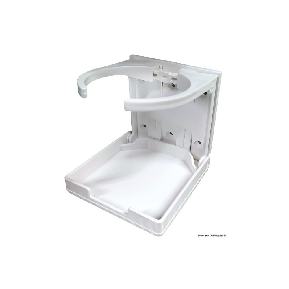 Porte-verres pliable en plastique 100x95 mm