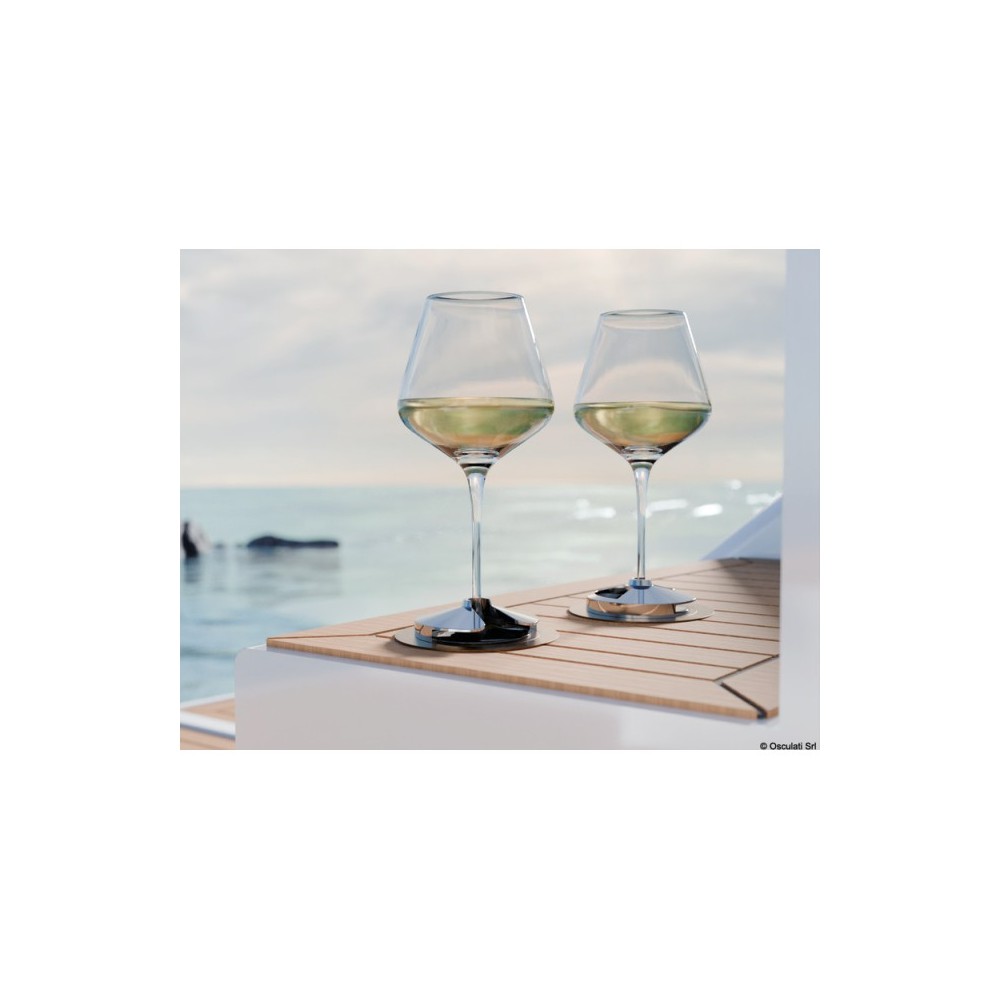 Porte-verres inox finition bronze – Image 2