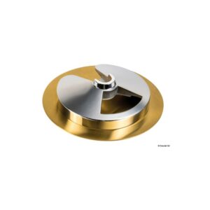Porte-verres inox finition or