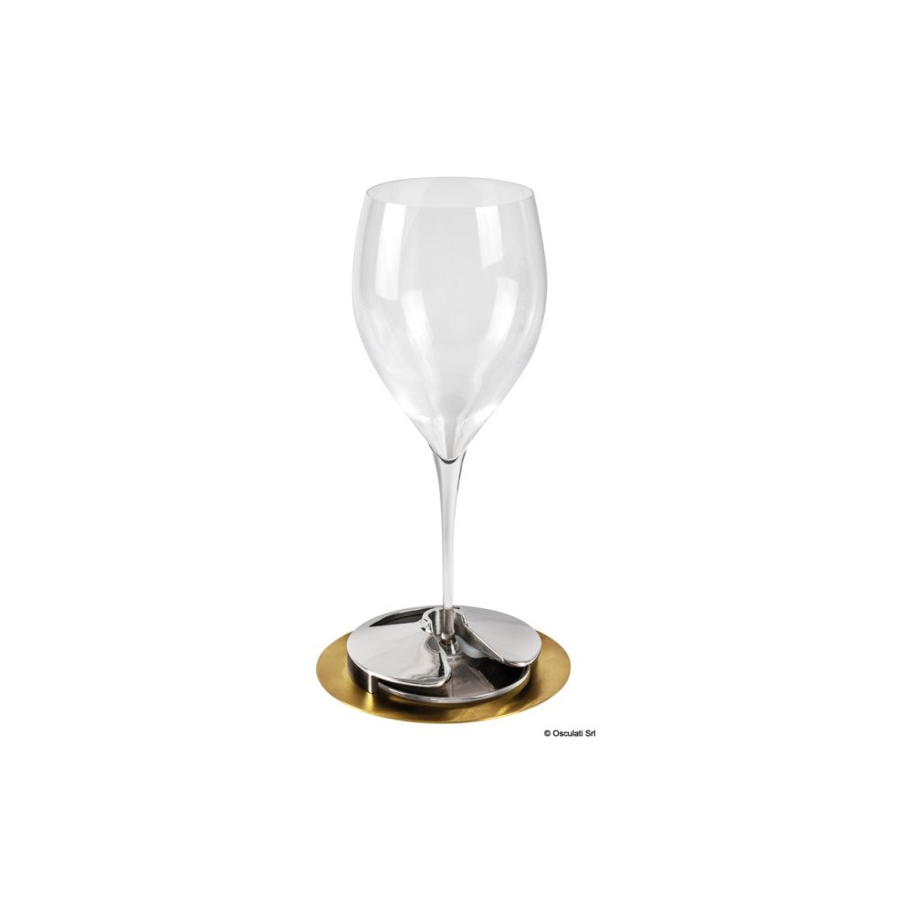 Porte-verres inox finition or – Image 4