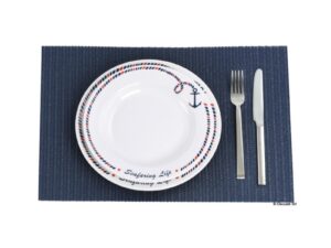 Nappe antidérapante sable 30x36 cm Bleu