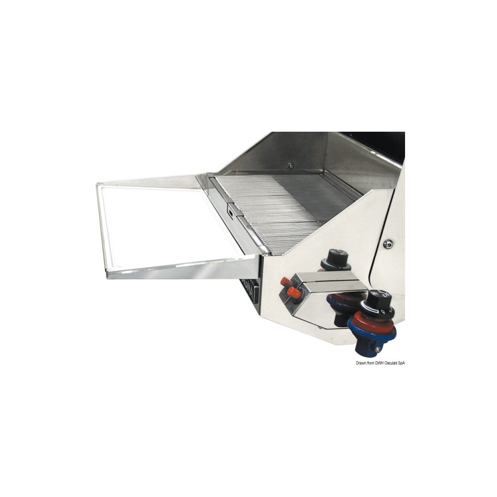 Plateau amovible pour barbecue