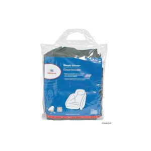 Couvre-siège biplace en tissu 53x90x89cm gris 300D pour bateau