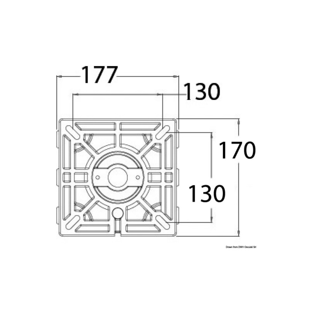 Support siège WAVERIDER avec amortisseur 340/450mm – Image 4