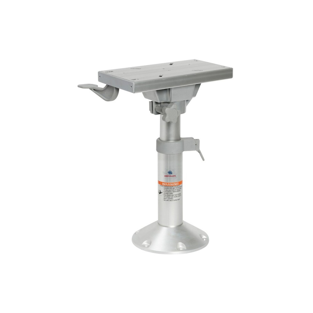 Support de siège avec chariot pivotant 435/635 mm pour bateau