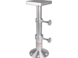 Pied de table tri-télescopique aluminium