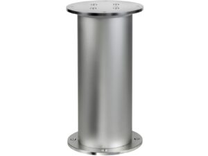 Pied de table rond anti-rotation 3 niveaux 12V argent