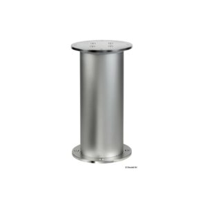 Pied de table rond anti-rotation 3 niveaux 12V argent