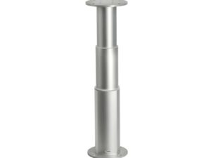 Pied table rond aluminium anodisé 3 stades 12V Aluminium