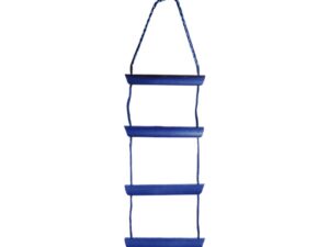 Echelle corde nylon bleu 10 marches polycarbonate