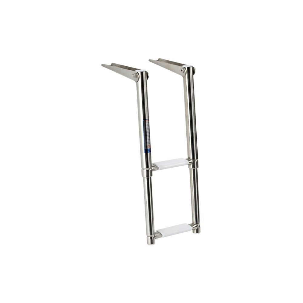 Echelle télescopique étroite AISI316 2 marches