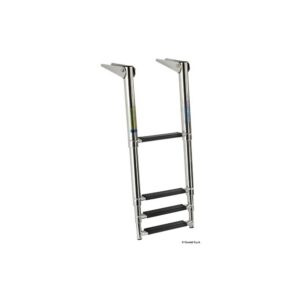 Echelle télescop. standard AISI316 noir 4 marches