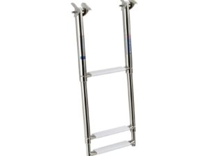 Echelle télescop. sous plateforme AISI316 3 marche