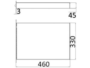 Echelle escamotable standard AISI316 3 marches Inox AISI 316