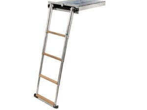 Echelle escamotable teck Top Line 4 marches