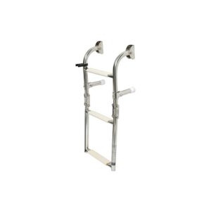 Echelle repliable AISI316 standard 3 marches Inox AISI 316