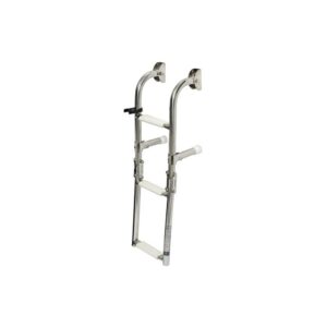 Echelle repliable AISI316 très étroite 3 marches