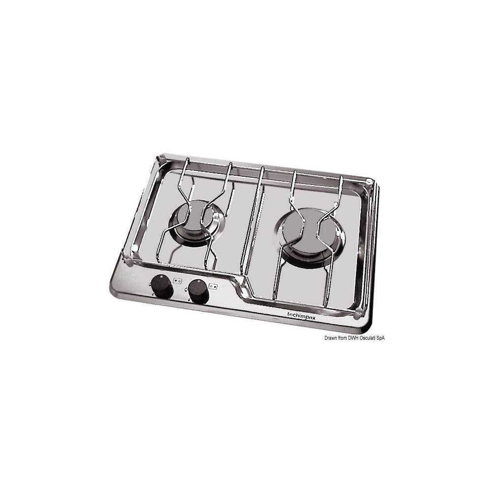 Plan cuisson 2 feux Techimpex