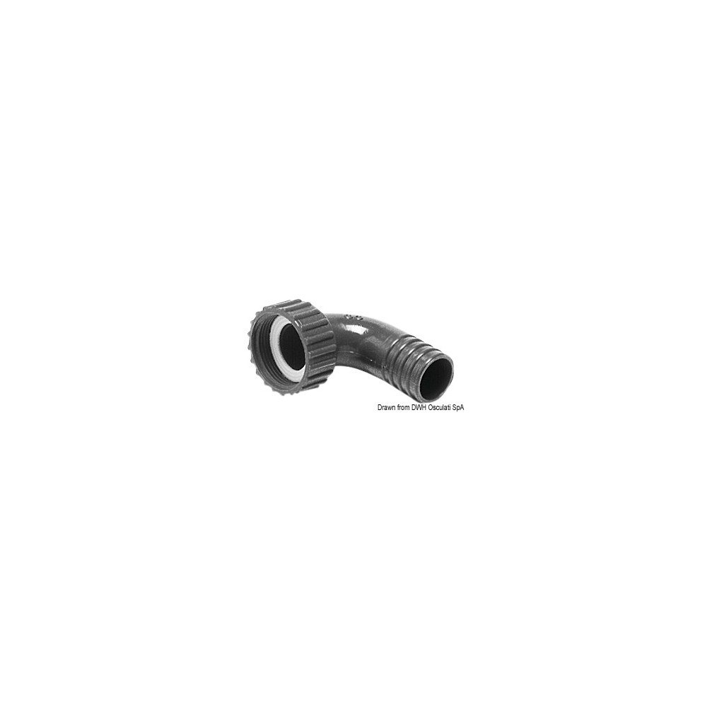 Raccord pivotant droit 25 mm