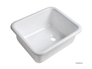 Evier d'angle ABS blanc