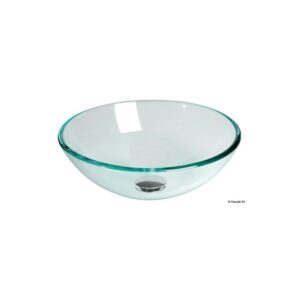 Evier semi-sphérique en verre 280 mm