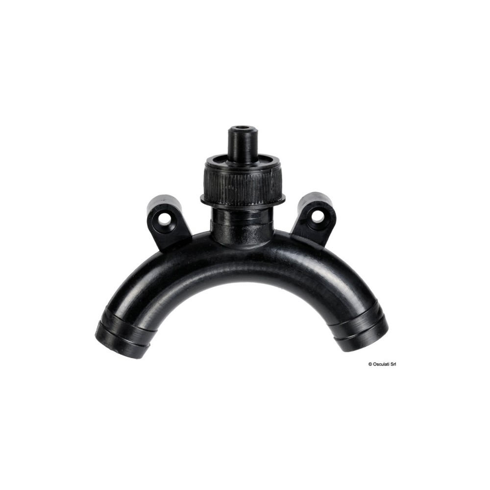 Siphon polypropylène p. WC 19 mm