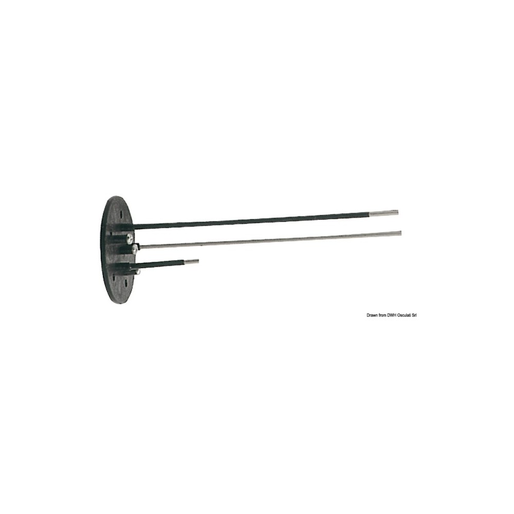Sonde électronique p. réservoirs eaux usées