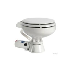 WC électrique space saver siège bois 12 V