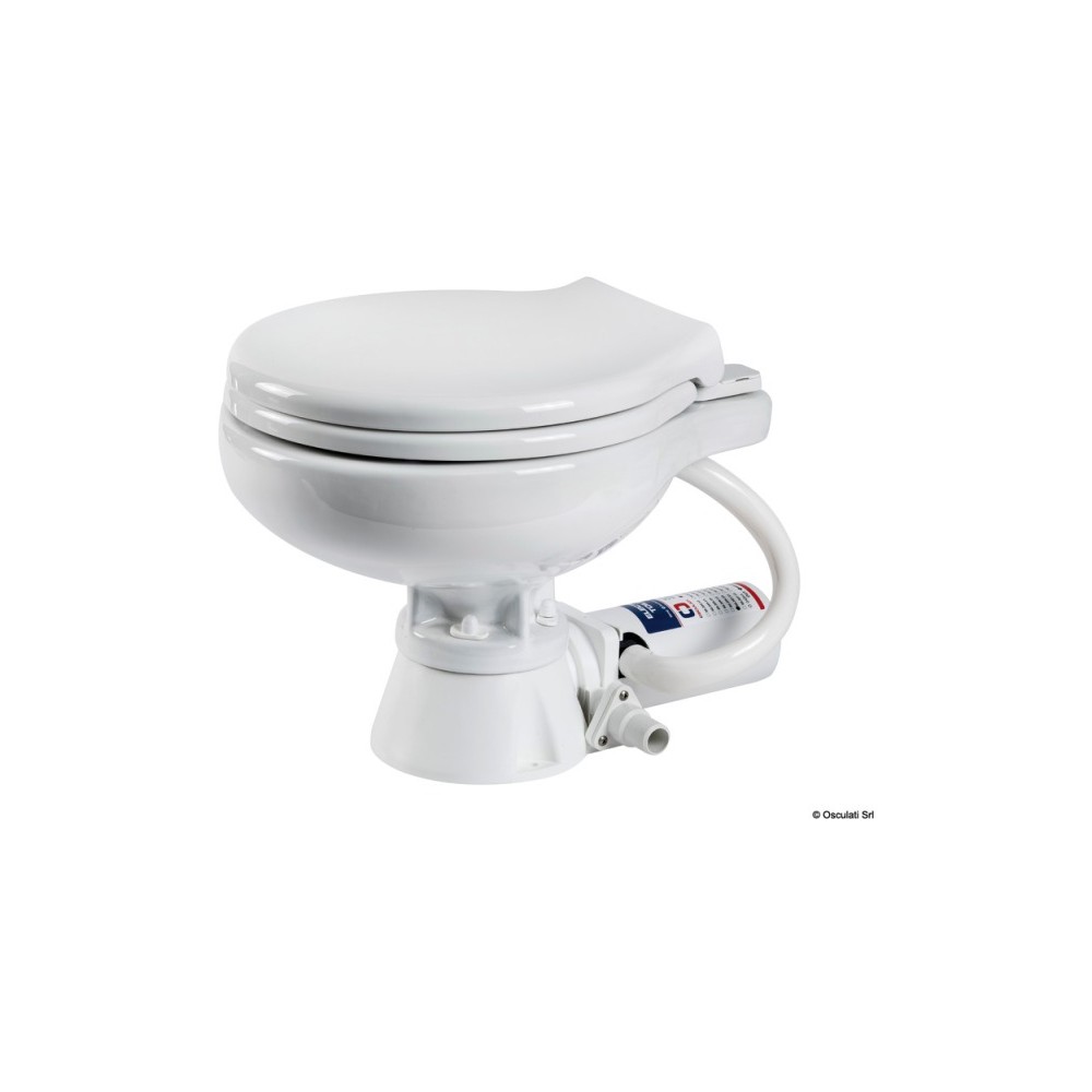 WC électrique siège plastique blanc
