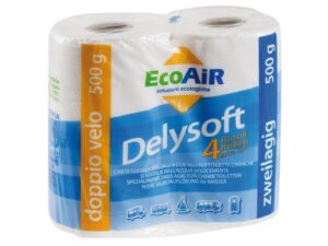 Papier-toilette hydrosoluble Delysoft 4 pièces