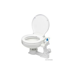 WC manuel Super Compact siège en bois