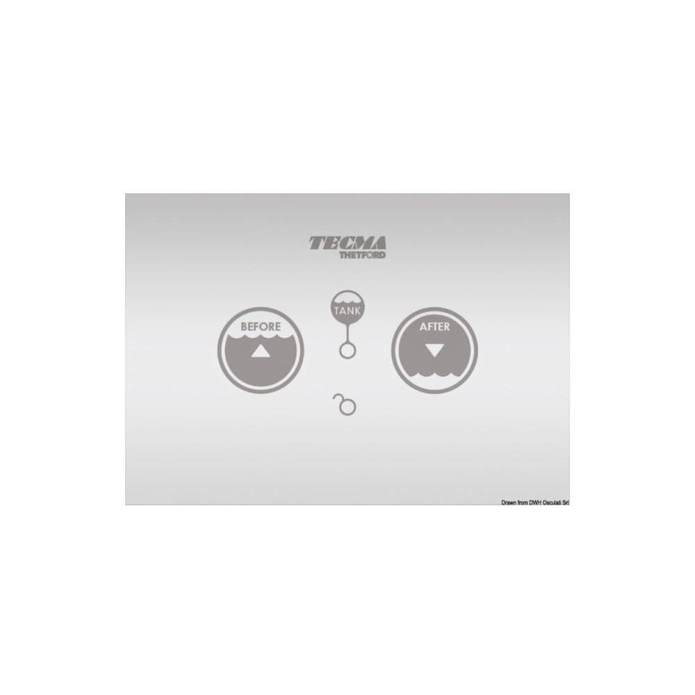 Tableau commande SFT pour WC électriques TECMA