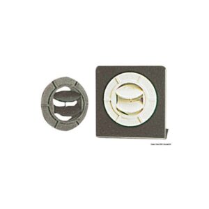 Sortie d'air orientable noire Ø 75 mm