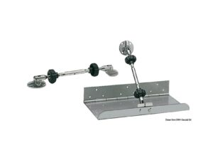 Paire de flaps inox 105x23cm