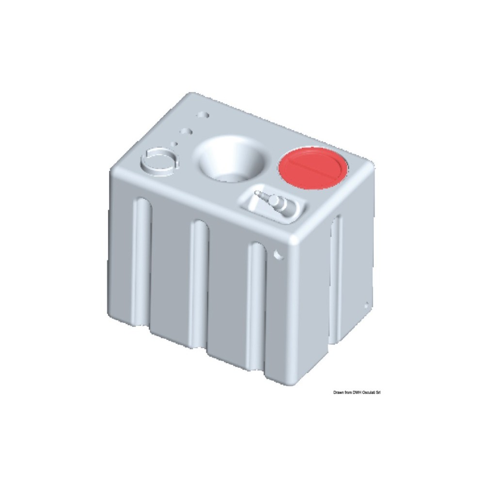 Réservoir horizontale rigide modu.eau potable 172l