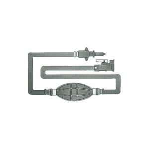 Tuyau carburant avec 2 attaches MERCURY/MARINER