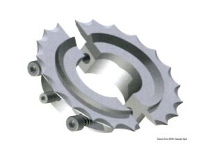 Coupe-orin inox axe Ø 31,75 mm externe Ø 80 mm