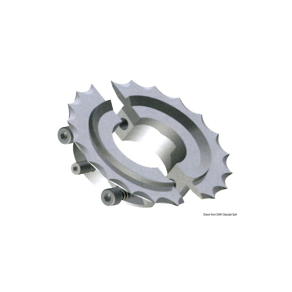 Coupe-orin inox axe Ø 31,75 mm externe Ø 80 mm