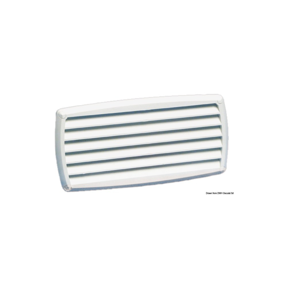 Prise air ABS noire 201x101 mm