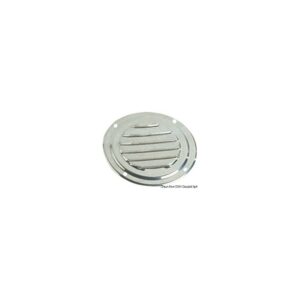 Grille aération circulaire inox poli Ø 63 mm