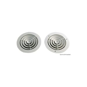 Grille concentrique avec ressort à clip