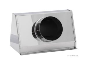 Caisson prise air inox p. 2 tuyaux Ø 75 mm