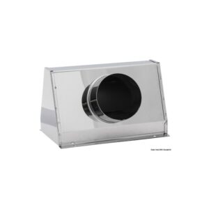 Caisson prise air inox p. 2 tuyaux Ø 75 mm