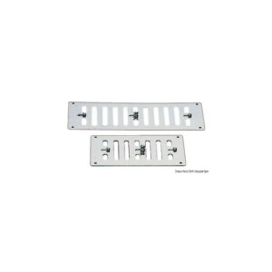 Prise air inox poli 152x76 mm + moustiquaire