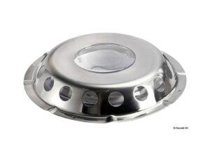 Prise air inox avec passage lumière