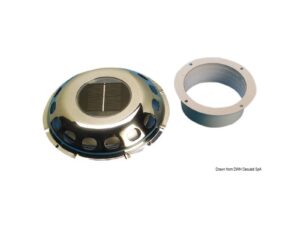 Aérator inox avec panneau solaire