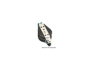 Poulie sur billes simple fixe avec ringot 6×22 mm